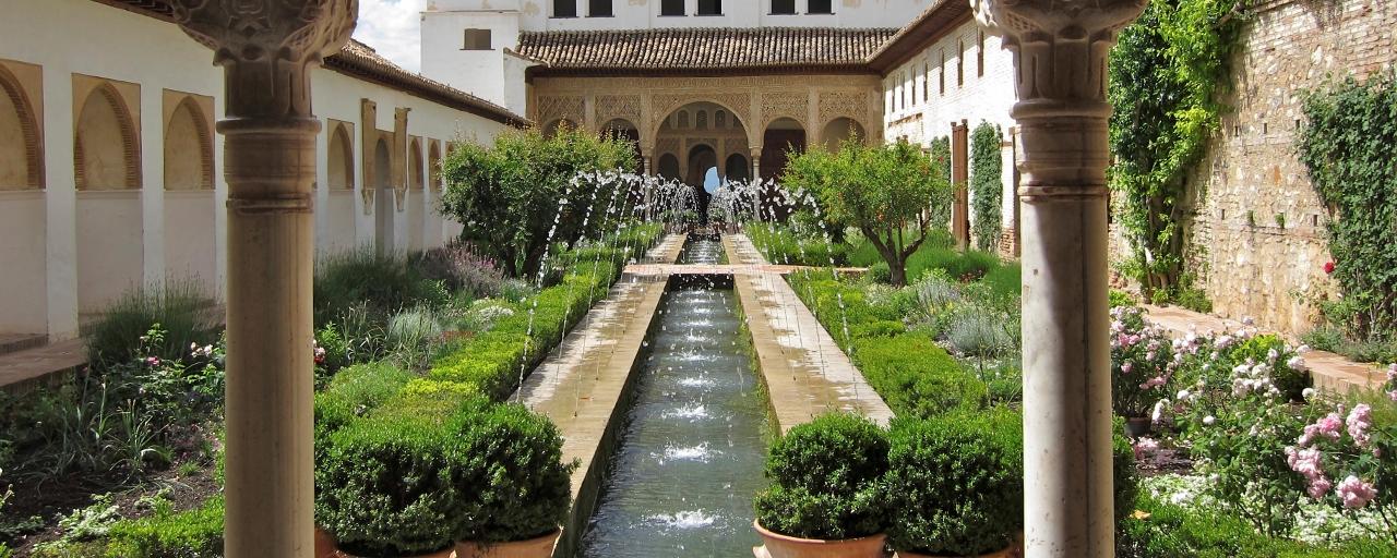 Generalife Gardens in Spain