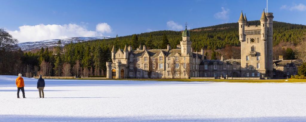 Balmoral Castle in winter