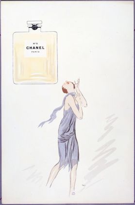 Lithograph_of_CHANEL_No.5_fragrance_by_Sem_Georges_Gouarsat_dit_1863-1934_published_in_The_New_York_Times_16_December_1924__Paris_Muses_Muse_Carnavalet_Histoire_de_Pari_-_Copy.JPG